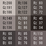 3 x 3 �̃��U�C�N�����̗�